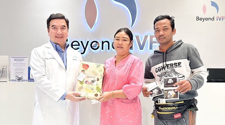 3 ปีที่รอคอย คุณแม่วัย39ท้องสำเร็จด้วยวิธีการ ICSI รักษาโดยคุณหมอต้นที่ Beyond IVF